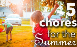 5 chores for the summer
