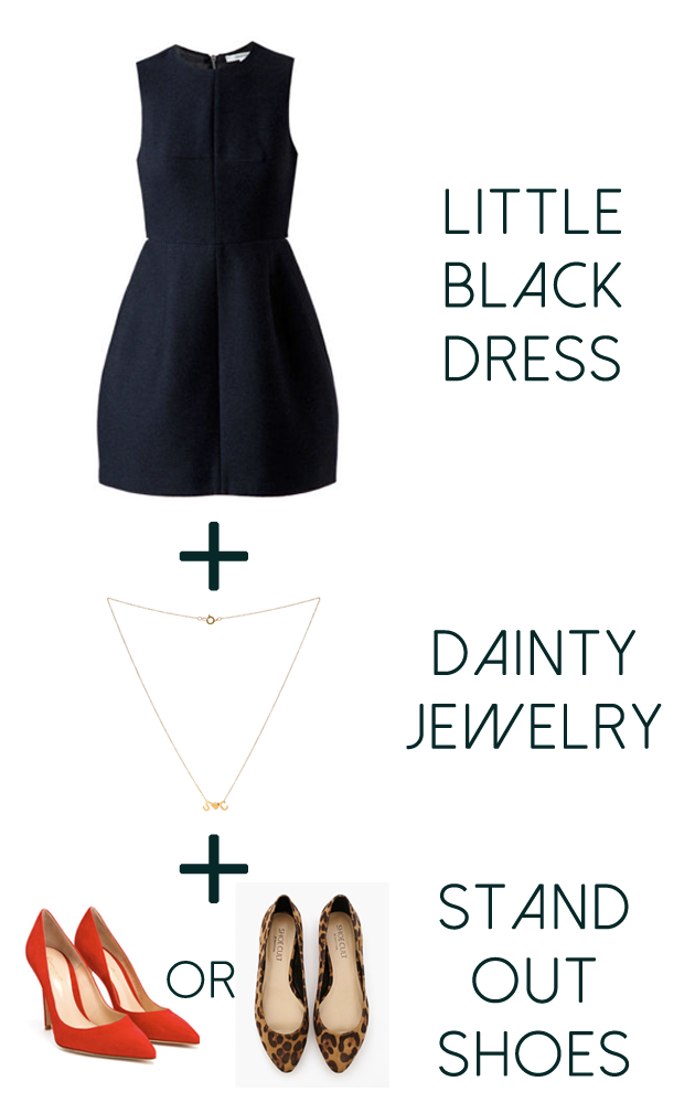 lbd style homey festive clothing outfit