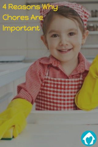 Girl doing chores